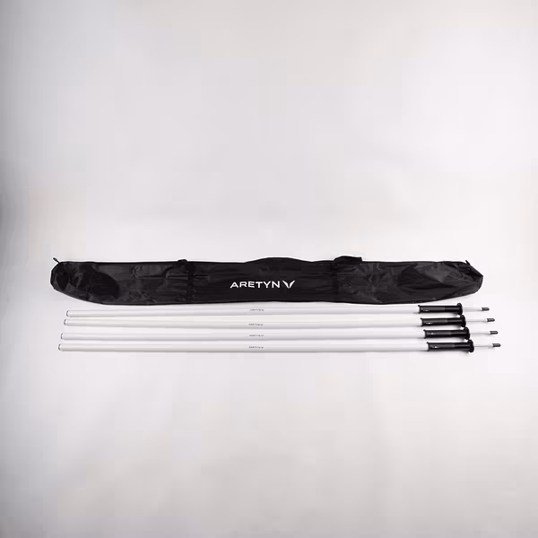 White Training Poles Set of 4 (1.5m)