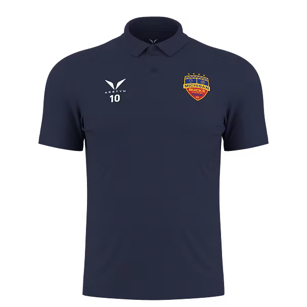 Michigan Bucks Virtue AmbiFiber Pro Nylon iD Polo