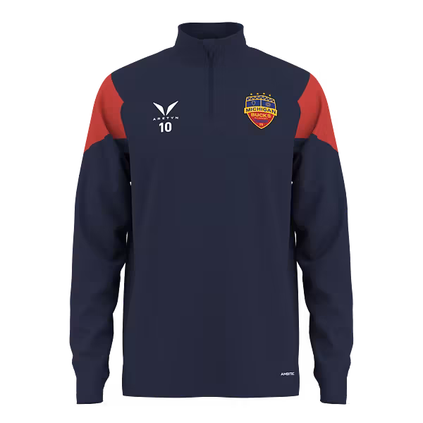 Michigan Bucks Ambition Performance 1/4 Zip