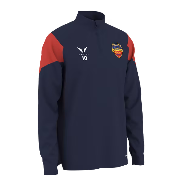 Michigan Bucks Ambition Performance 1/4 Zip