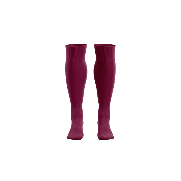 Pro iD Maroon Game Socks