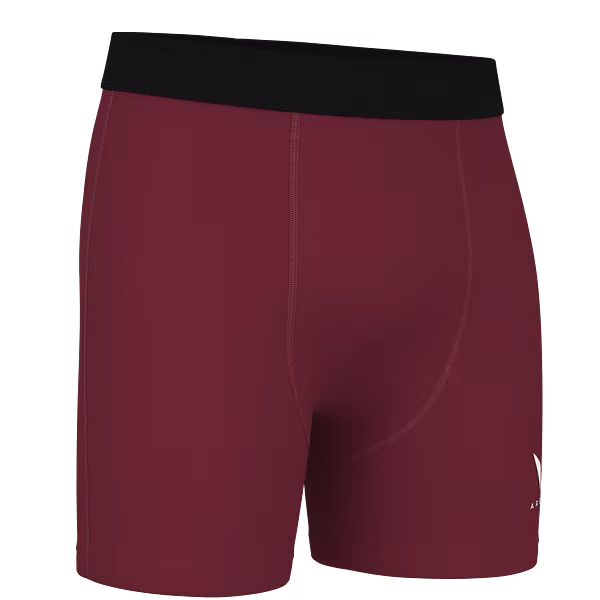 Essential Maroon Compression Shorts